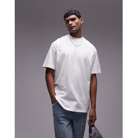 Topman - Oversized T-shirt in wit