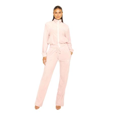 la sisters Velour Los Angeles Tracksuits Pink