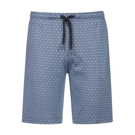 Mey Mey Pyjamabroek Round Geo lichtblauw / donkergrijs / wit