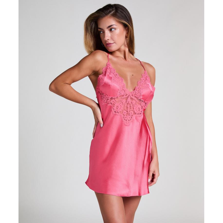 Hunkemöller Slipdress Mya Roze Roze