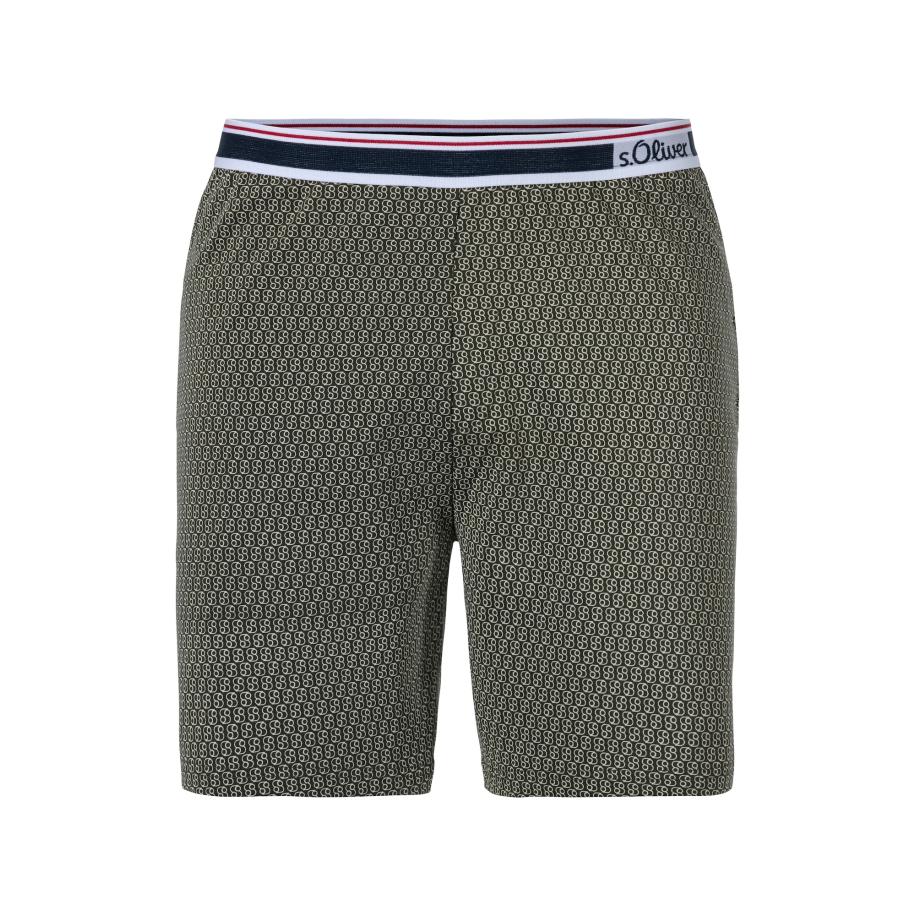 s.Oliver s.Oliver Pyjamabroek navy / olijfgroen / lichtgroen / wit -