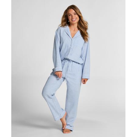 Hunkemöller Pyjama Broek Katoen Blauw