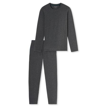 Schiesser SCHIESSER Pyjama lang Modern Nightwear grijs