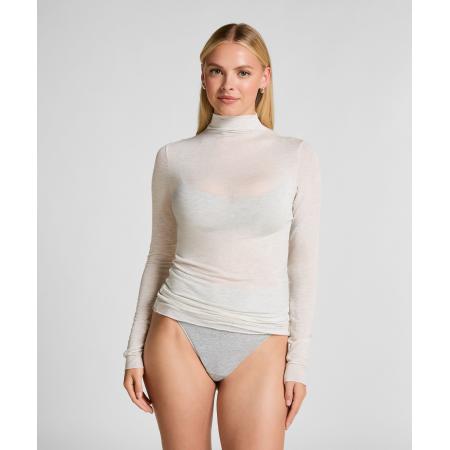 Hunkemöller super soft Turtleneck shirt met Cashmere Grijs