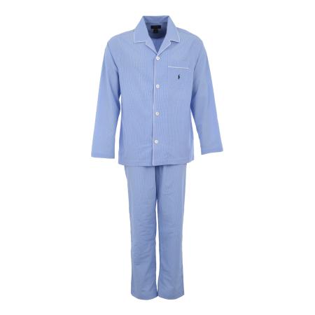 Polo Ralph Lauren Polo Ralph Lauren Pyjama lang lichtblauw / wit