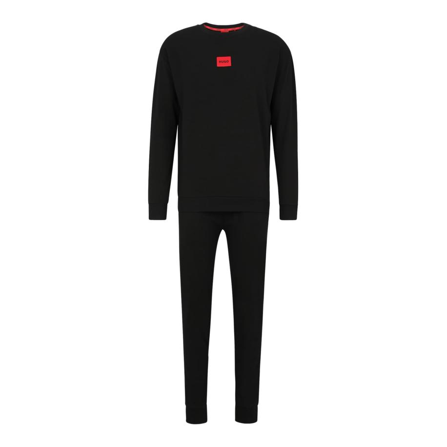 Hugo Boss HUGO Pyjama lang GALAXY rood / zwart -