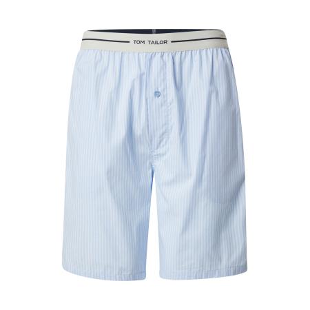 Tom Tailor TOM TAILOR Pyjamabroek lichtblauw / grijs / zwart / wit