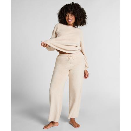 Hunkemöller Broek Fluffy Fleece Beige