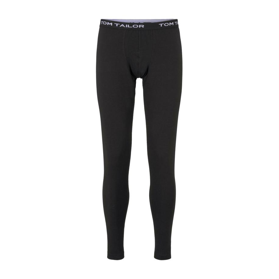 Tom Tailor TOM TAILOR Pyjamabroek zwart / wit -