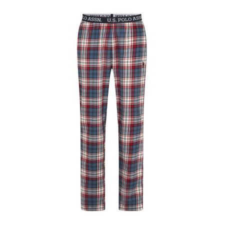U.S. Polo Assn. U.S. POLO ASSN. Pyjamabroek Charly beige / duifblauw / rood
