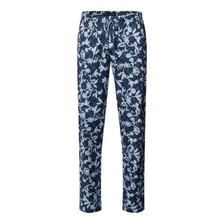 Hanro Hanro Pyjamabroek Night & Day lichtblauw / donkerblauw -