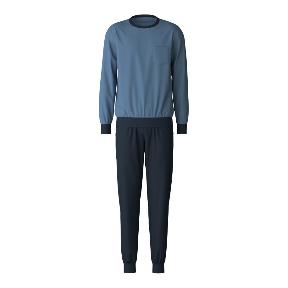 Calida CALIDA Pyjama lang blauw / donkerblauw -