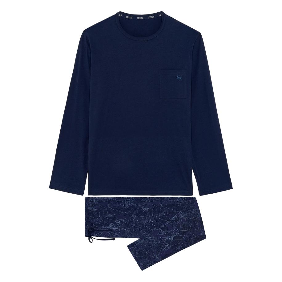 HOM HOM Pyjama lang Kenny navy -
