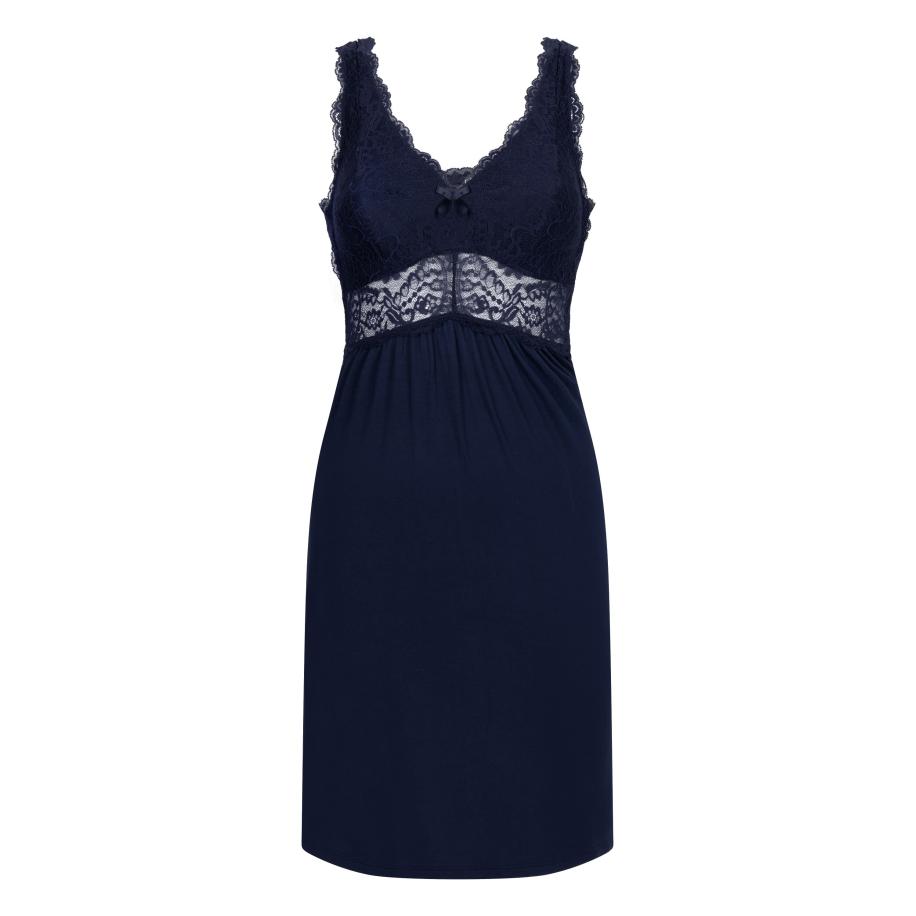 Hunkemöller Slipdress Nora Lace Blauw Blauw