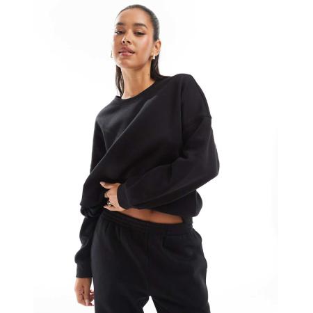 Vero Moda Oversized sweatshirt in zwart, deel van co-ord set
