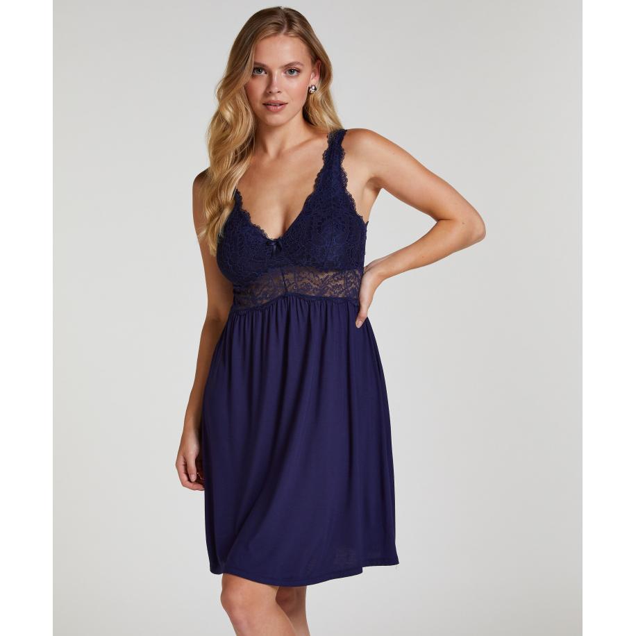 Hunkemöller Slipdress Nora Lace Rood Rood