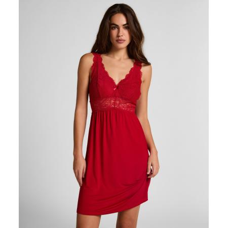 Hunkemöller Slipdress Nora Lace Rood