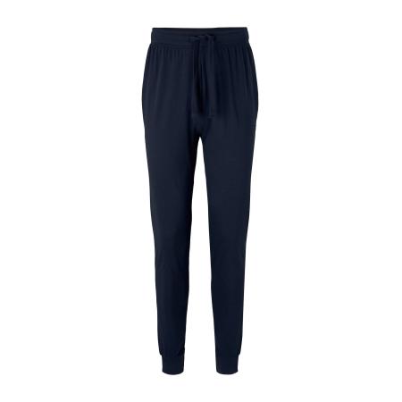 Tom Tailor TOM TAILOR Pyjamabroek nachtblauw / donkergrijs / wit