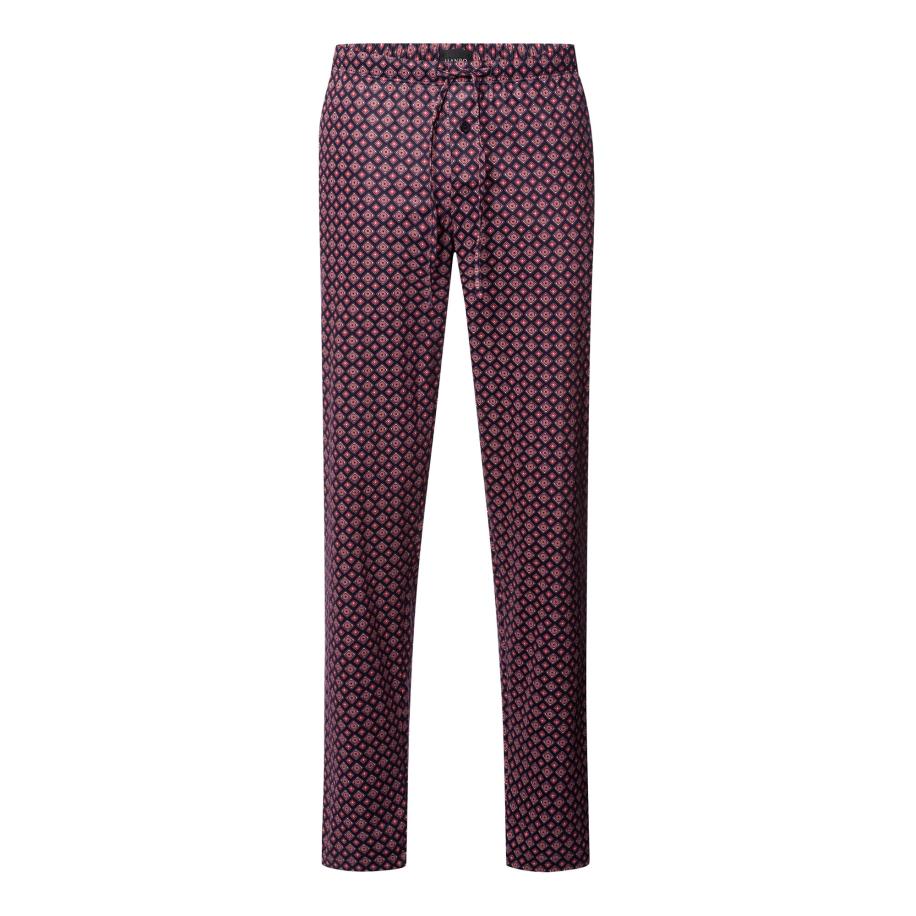 Hanro Hanro Pyjamabroek Night & Day blauw / bordeaux -
