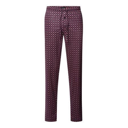 Hanro Hanro Pyjamabroek Night & Day blauw / bordeaux