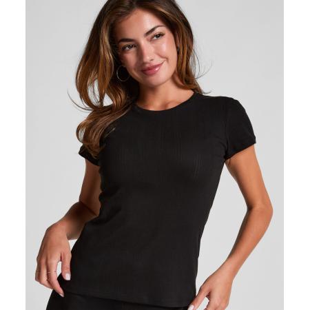 Hunkemöller Pointelle Top Zwart