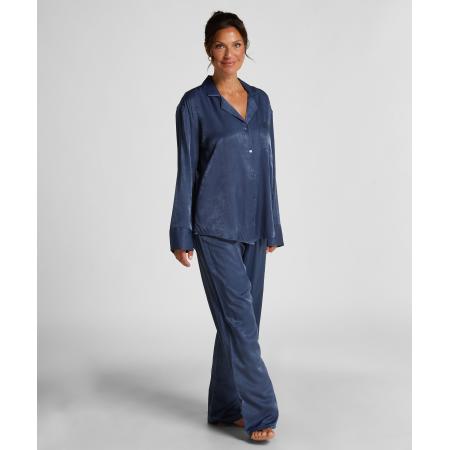 Hunkemöller Broek Satijn Blauw