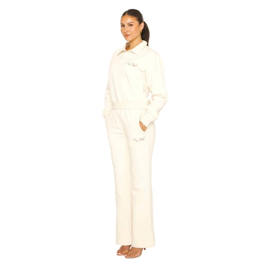 la sisters Polo Sweatsuit Beige Bruin