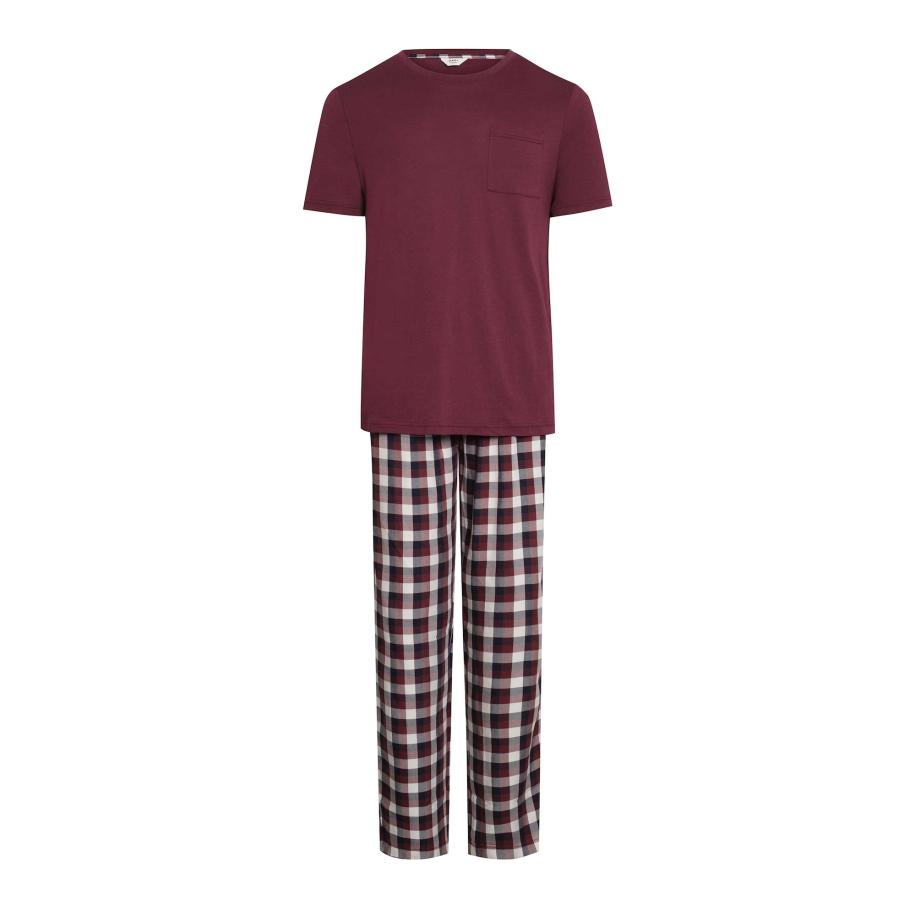 Dagi Dagi Pyjama lang bordeaux -