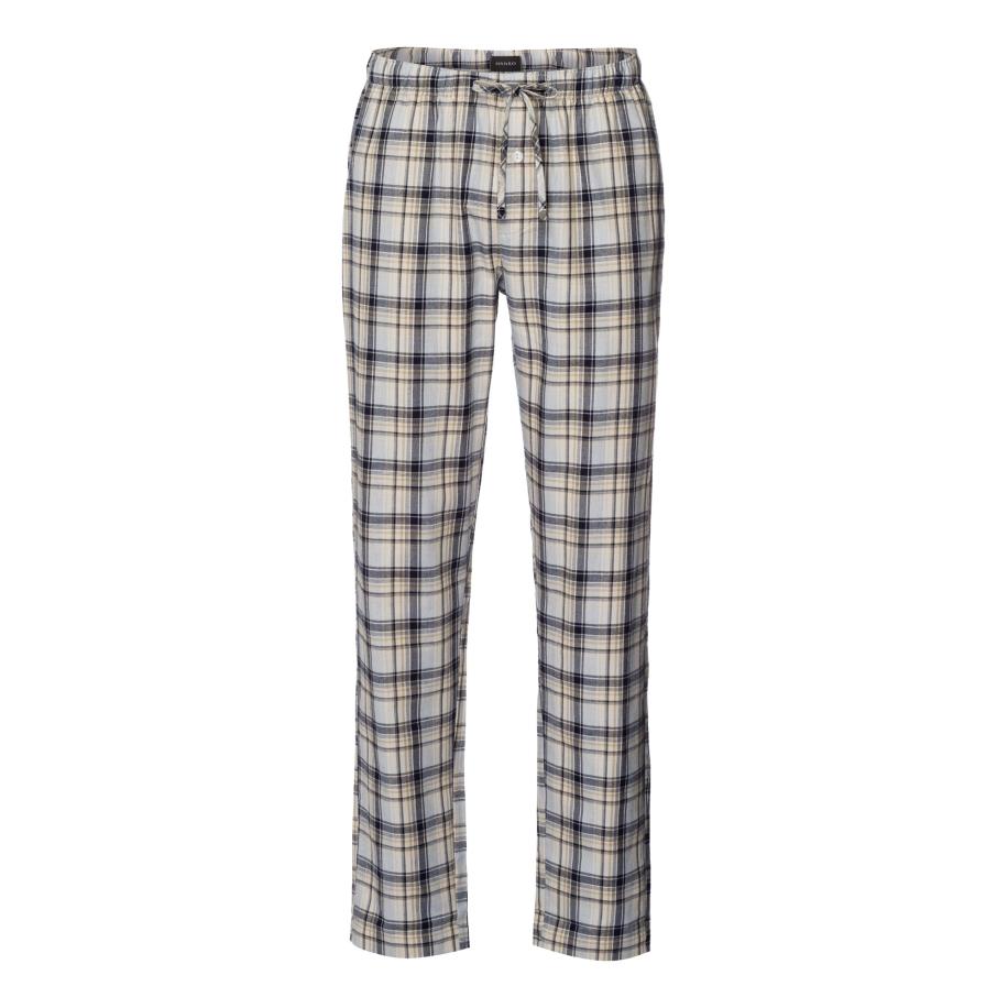 Hanro Hanro Pyjamabroek Cozy Comfort beige / donkergrijs -