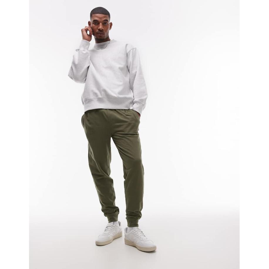 Tommy Hilfiger - Essentials - Lounge-joggingbroek in olijfgroen Groen