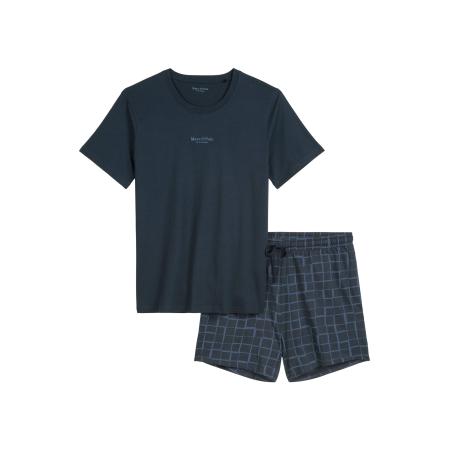 Marc O'Polo Marc OPolo Pyjama kort Mix N Match Cotton navy