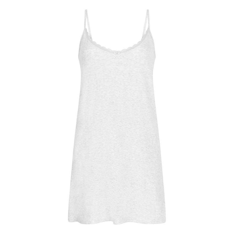 Hunkemöller Pointelle slipdress Grijs Grijs