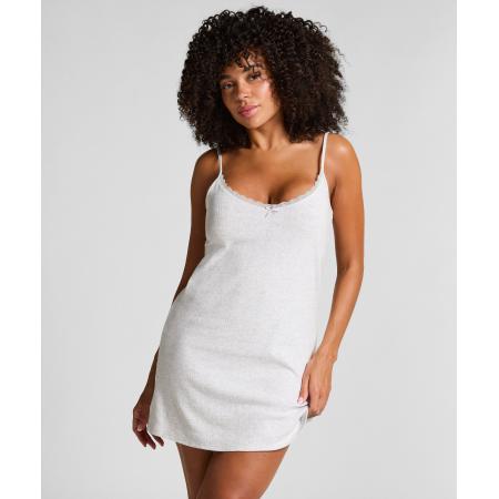 Hunkemöller Pointelle slipdress Grijs