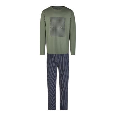 Phil & Co. Berlin Phil & Co. Berlin Pyjama lang donkerblauw / kaki
