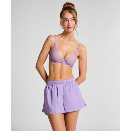 Hunkemöller Shorts Katoen Paars