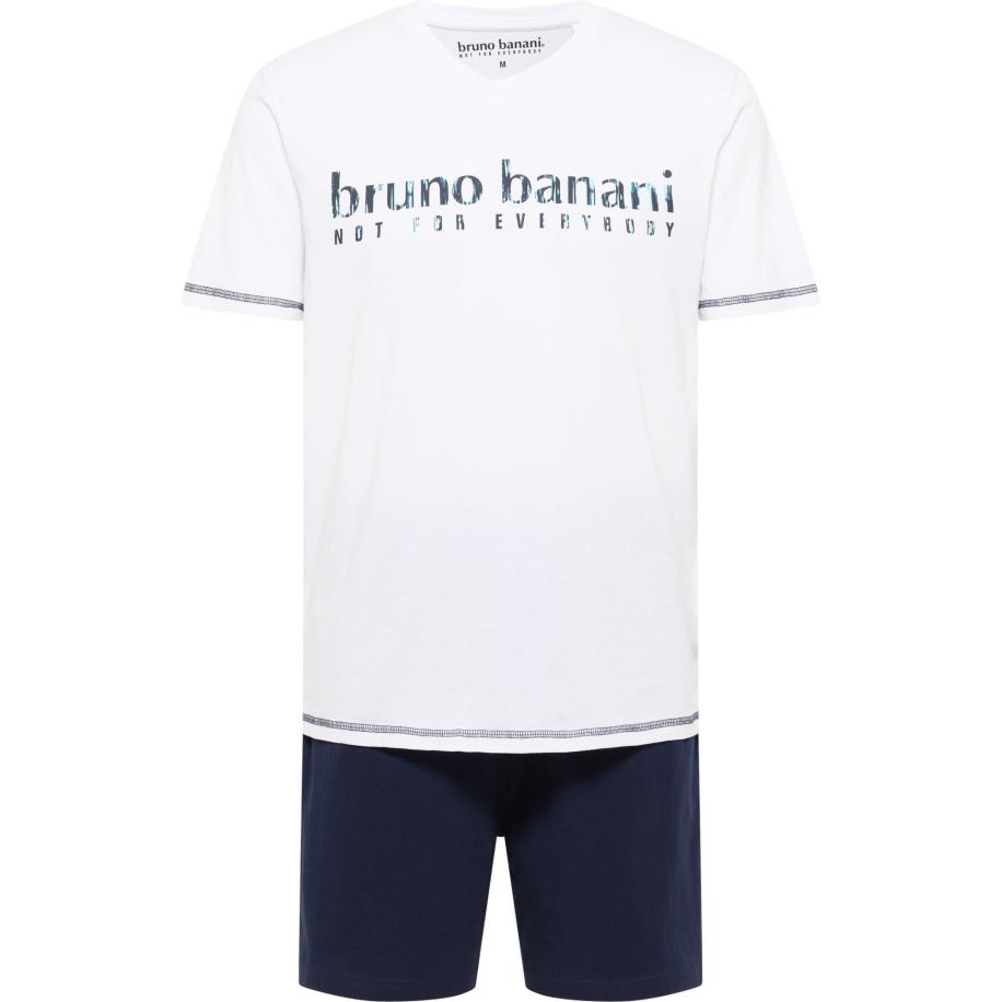 Bruno Banani Bruno Banani Pyjama kort David marine / wit -