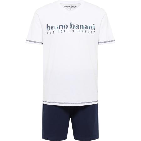 Bruno Banani Bruno Banani Pyjama kort David marine / wit