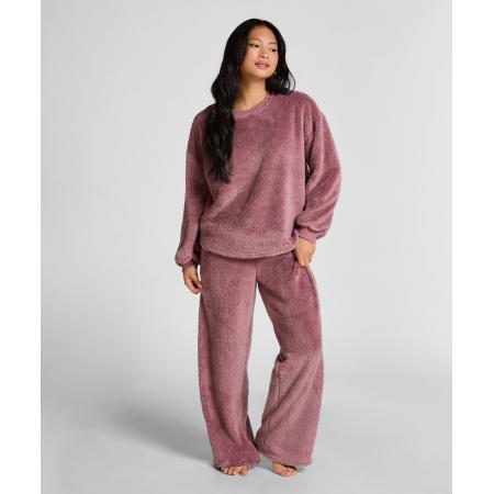 Hunkemöller Broek Fluffy Fleece Roze