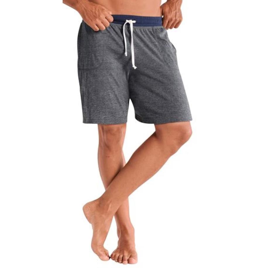 H.I.S H.I.S Pyjamabroek blauw gemêleerd -