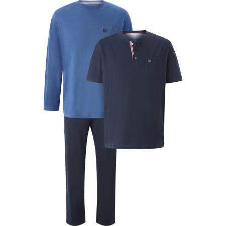 BABISTA pyjama donkerblauw, Effen