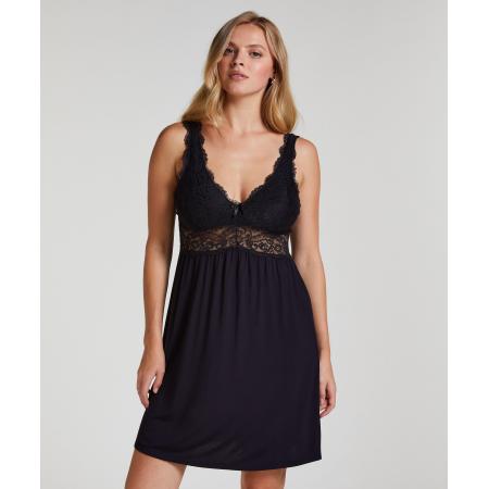 Hunkemöller Slipdress Nora Lace Zwart