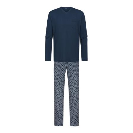 Mey Mey Pyjama lang lichtblauw / donkerblauw / rosa