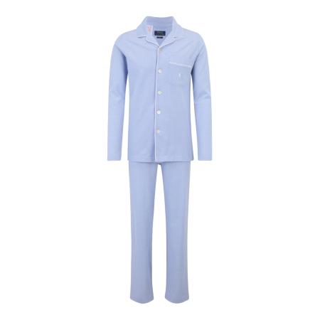 Polo Ralph Lauren Pyjama lang lichtblauw / wit