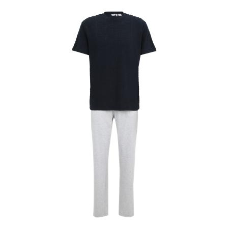 Guess GUESS Pyjama lang marine / grijs gemêleerd