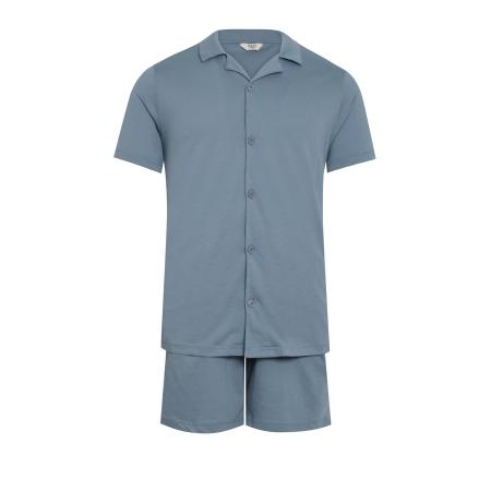 Dagi Dagi Pyjama kort duifblauw