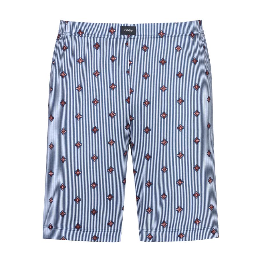 Mey Mey Pyjamabroek marine / donkerrood / wit -