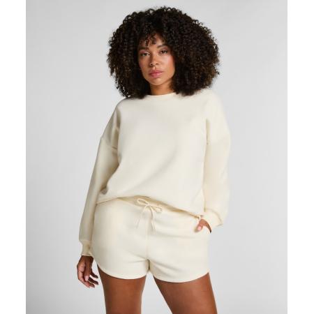 Hunkemöller Sportieve fleece short Wit