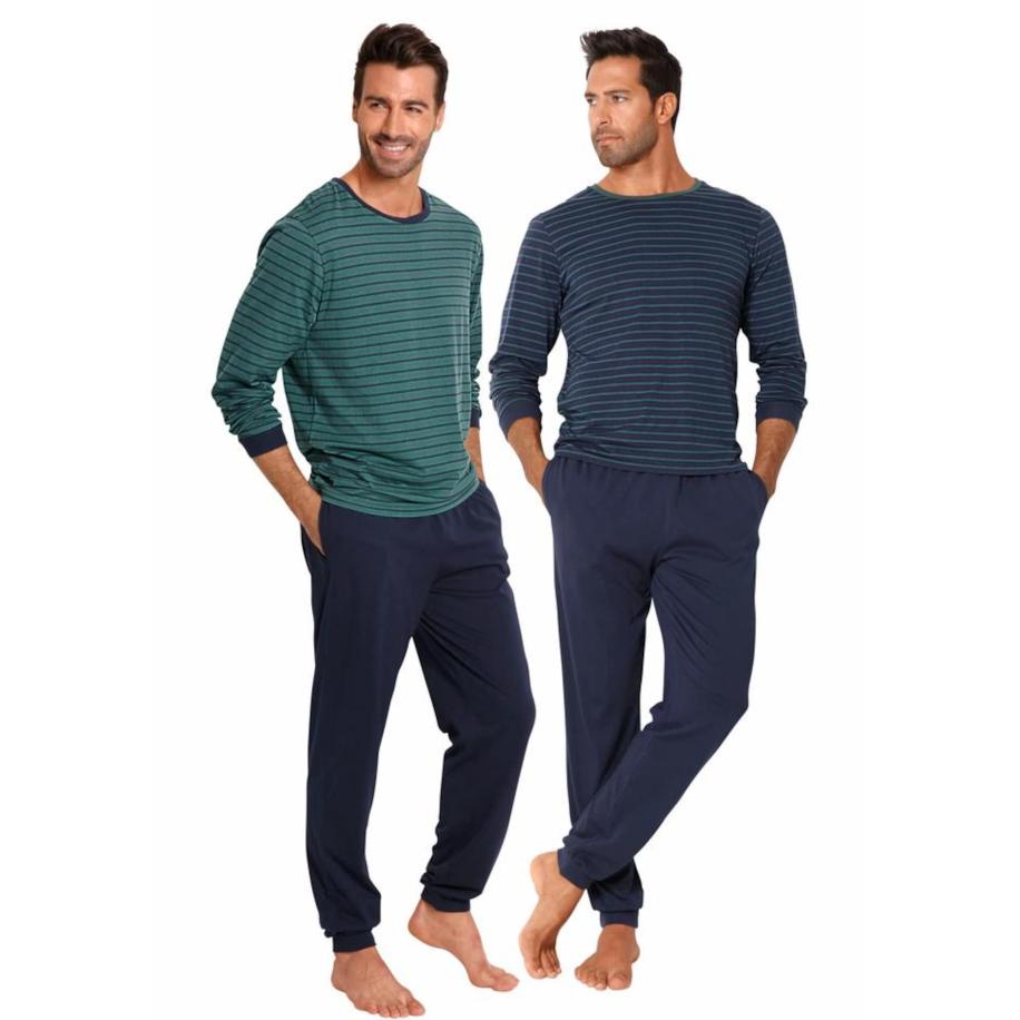 LE JOGGER LE JOGGER Pyjama lang marine / petrol -