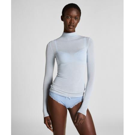 Hunkemöller super soft Turtleneck shirt met Cashmere Blauw