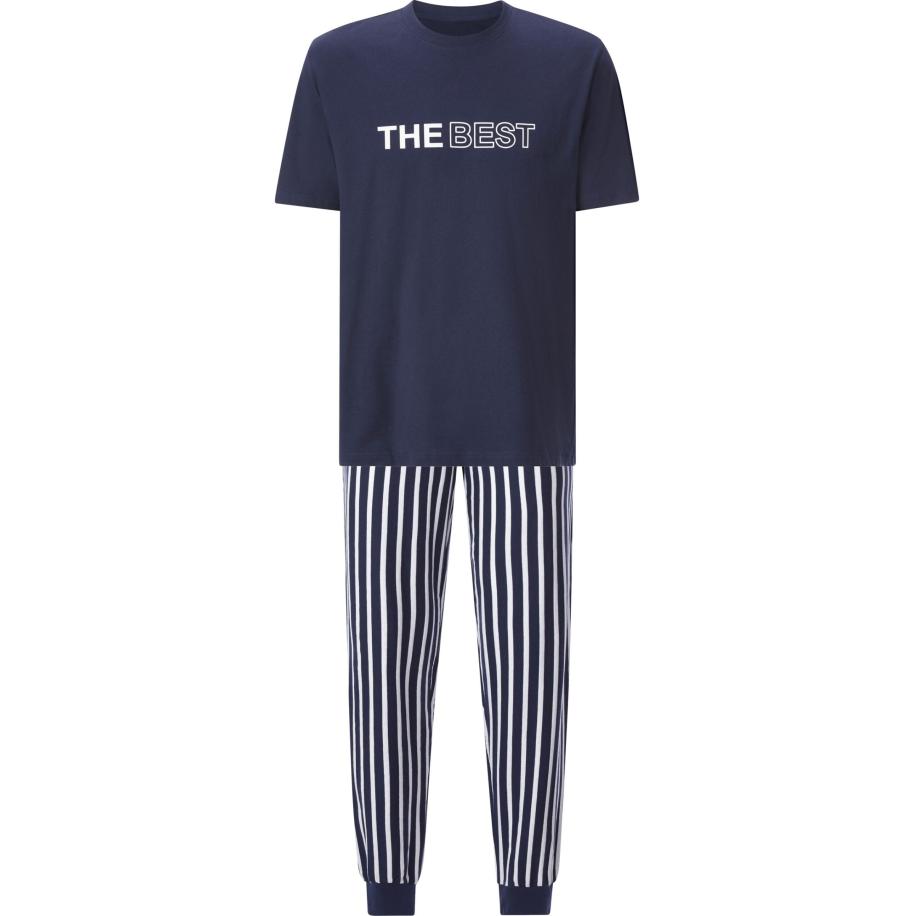 BABISTA pyjama blauw, Gestreept Blauw